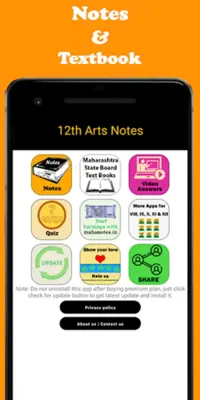 12th Arts Notes Maharashtra 2023 android App screenshot 3